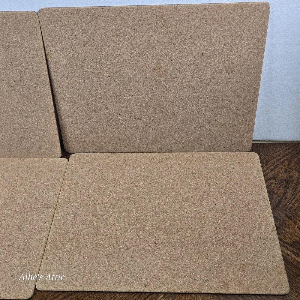 4 Placemats Cork Back Hot Pad Pimpernel Bermuda Wildflower Floral Cottage Granny